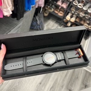 Black Unisex Movado Watch